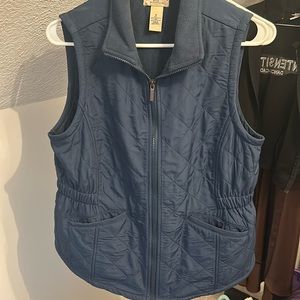 Blue light weight vest EUC ladies Med